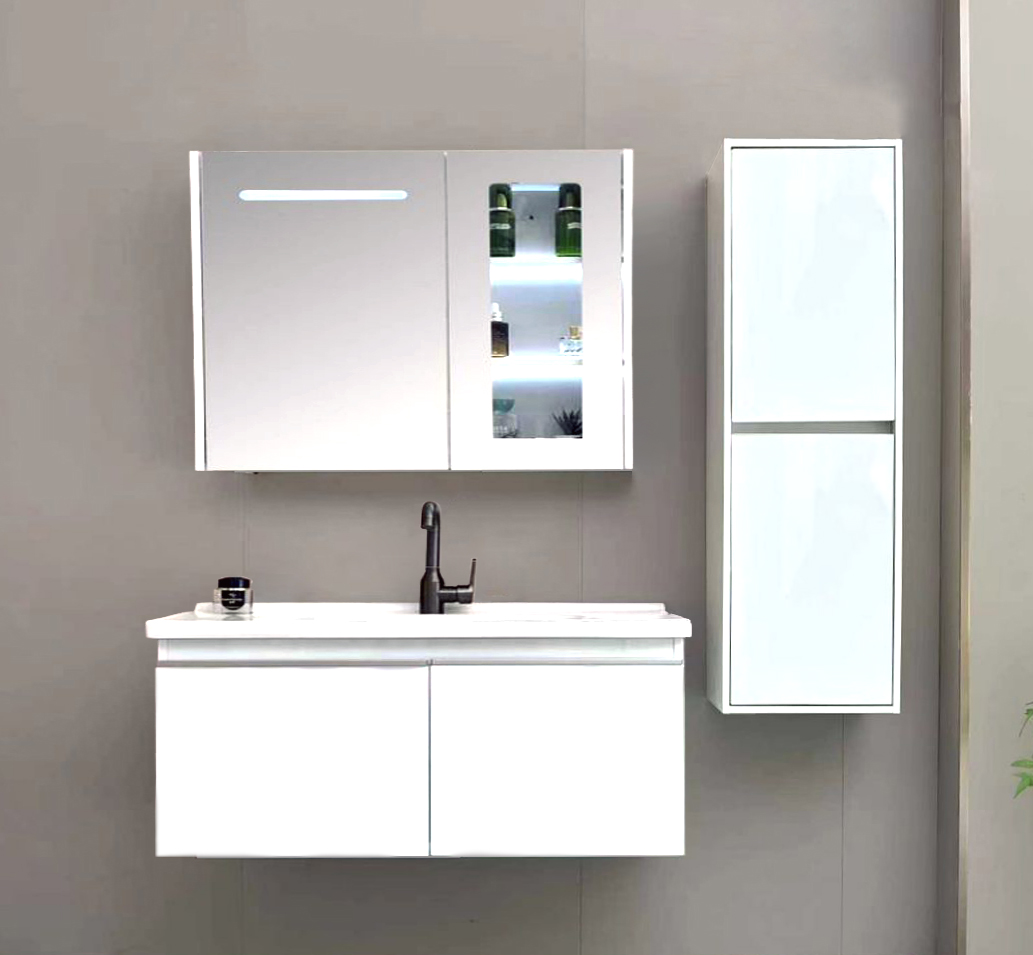 SET-LAVARE-80-WHITE Σετ Επίπλου LAVARE 100cm χρ. WHITE 9SLAV100WH - Image 1