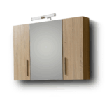 Σετ Επίπλου Mπάνιου SIENA SONOMA 100 9SSI100SN0W Πάγκο 96x34x83cm - Image 7