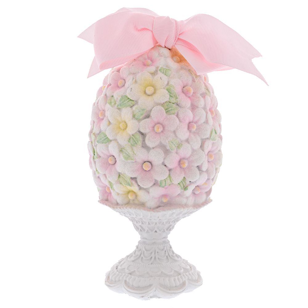 92337 ΠΟΛΥΡΕΖΙΝ ΑΥΓΟ ΜΕ ΛΟΥΛΟΥΔΙΑ ΣΕ ΠΑΣΤΕΛ ΑΠΟΧΡΩΣΕΙΣ AND ΛΕΥΚΗ ΒΑΣΗ 10Χ10Χ20ΕΚ - Image 1