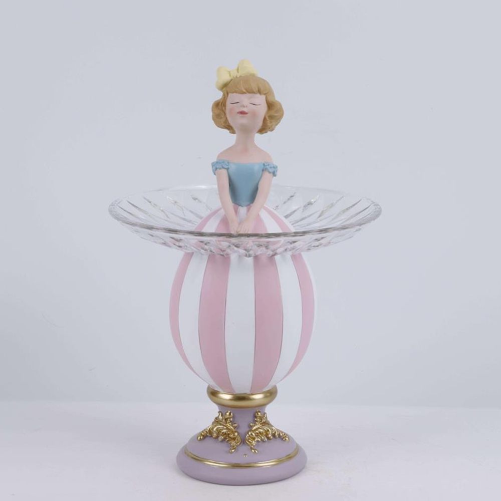 92395 ΠΟΛΥΧΡΩΜΗ ΠΟΛΥΡΕΖΙΝ ΚΟΠΕΛΑ ΜΕ ΦΟΡΕΜΑ ΑΥΓΟ ΠΟΥ ΚΡΑΤΑΕΙ ΠΙΑΤΕΛΑ 22Χ22Χ34ΕΚ - Image 1