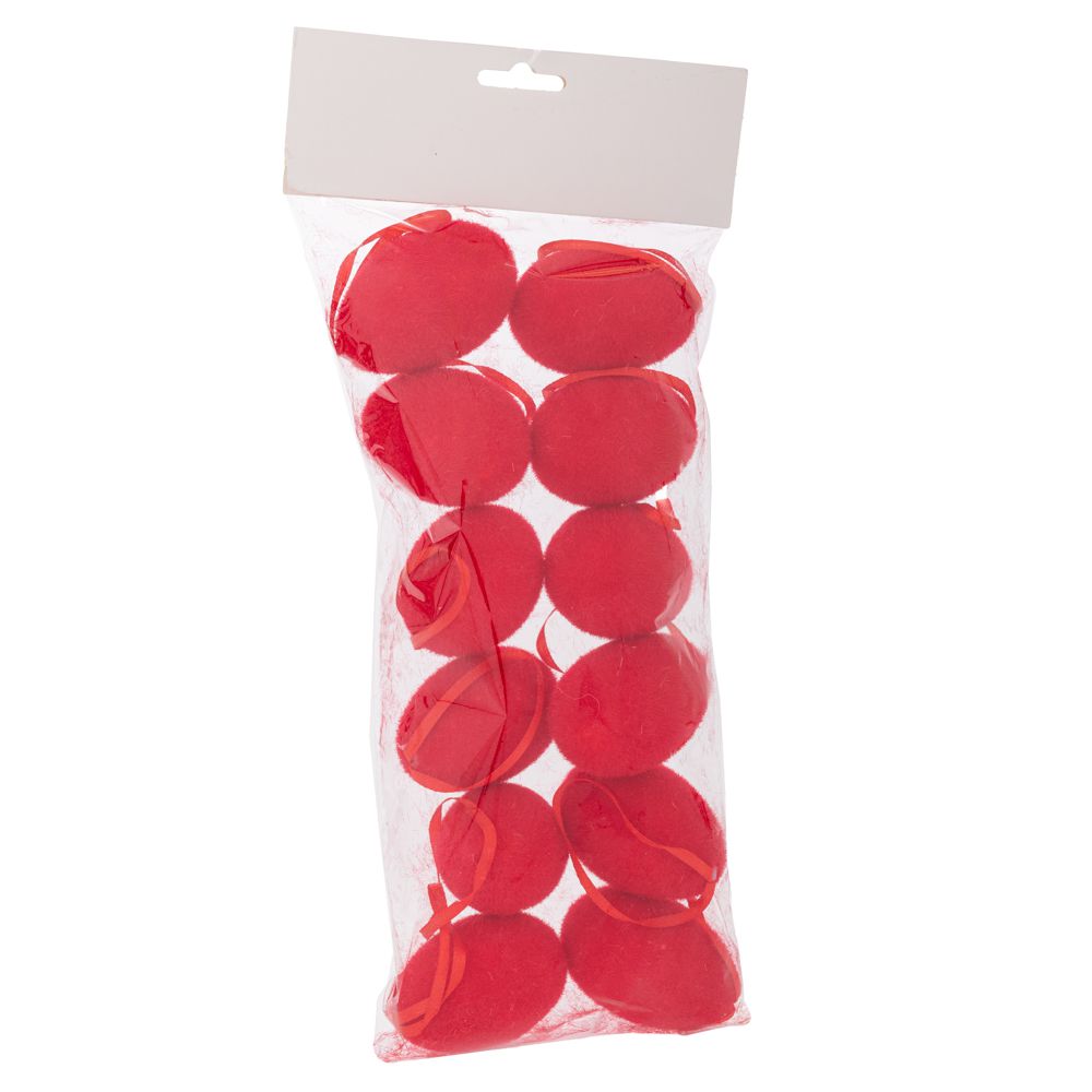 92448 ΣΕΤ 12 ΚΟΚΚΙΝΑ ΚΡΕΜΑΣΤΑ ΧΝΟΥΔΩΤΑ ΑΥΓΑ 10Χ4ΕΚ - Image 1