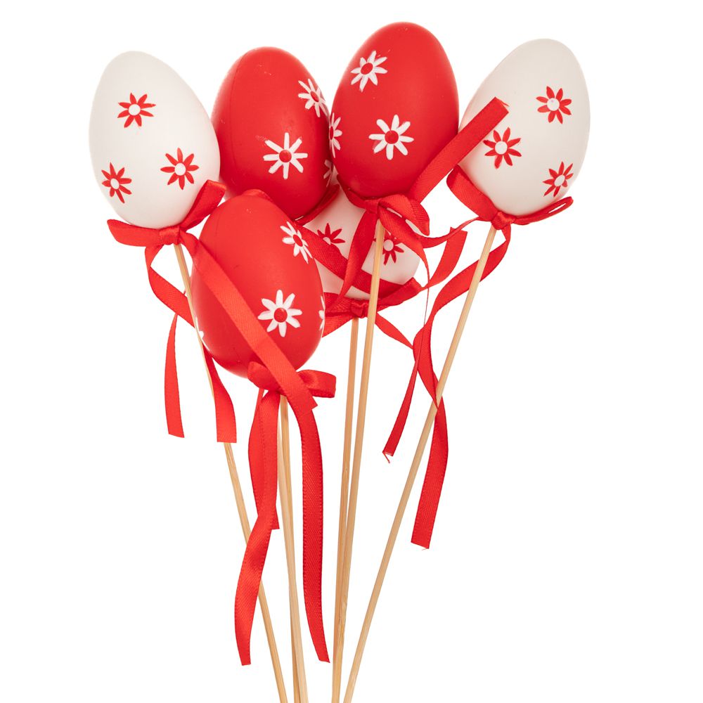 92758 ΣΕΤ 6 ΠΛΑΣΤΙΚΑ ΑΥΓΑ ΣΕ ΞΥΛΑΚΙ 4Χ28ΕΚ - Image 1