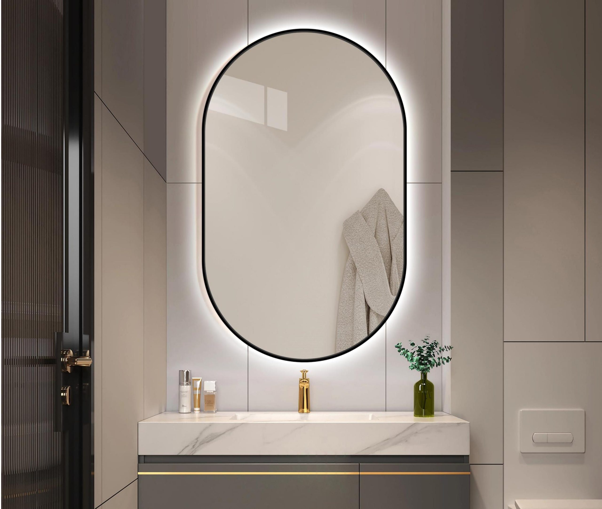 FR-01_1-scaled Καθρέφτης LED Τοίχου FR-01 50x100cm κωδ. 0762-FR-01 - Image 1