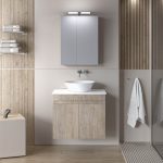 ΣΕΤ ΕΠΙΠΛΟΥ OMEGA TOP 60cm χρ. BEIGE OAK  9SOMT060BO