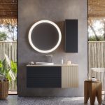 Σετ Έπιπλο Μπάνιου VIEN Ανθρακί MDF 18mm Λάκα 120 9SVIE120ANBM