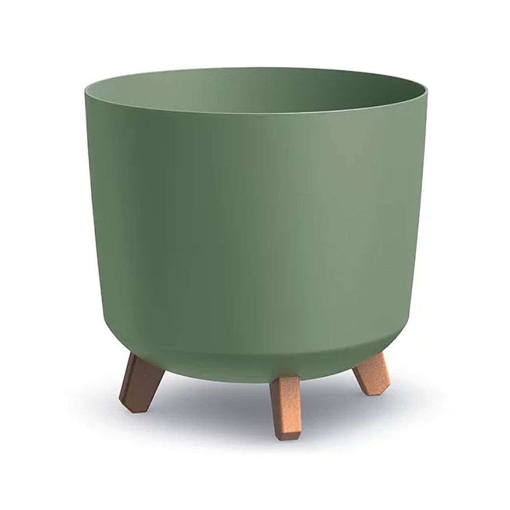 464596 GRACIA TUBUS EARTHY GREEN ΠΛΑΣΤΙΚΟ ΚΑΣΠΩ Φ30Χ28,5ΕΚ - Image 1