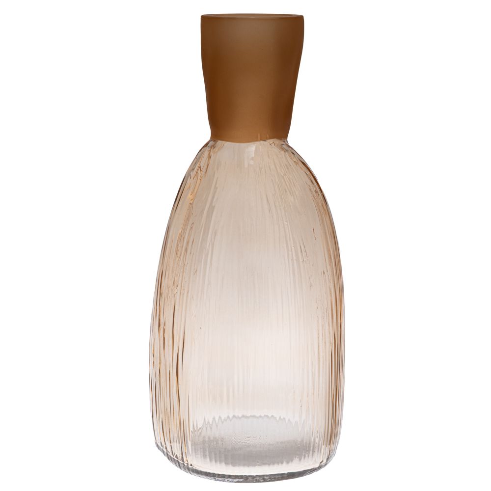 91698 ΜΕΛΙ ΓΥΑΛΙΝΟ ΒΑΖΟ ΜΕ ΜΑΤ ΚΑΦΕ ΣΤΟΜΙΟ Φ15Χ34ΕΚ - Image 1