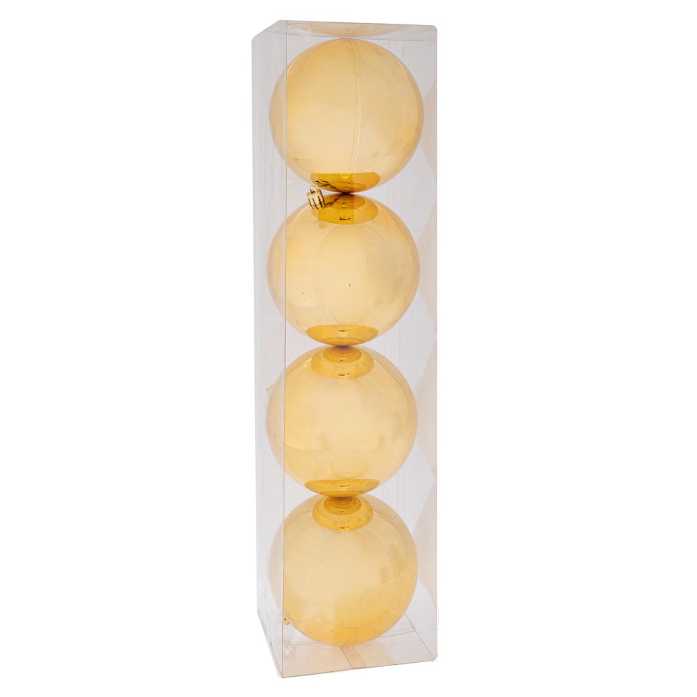 93541 ΣΕΤ 4 ΧΡΥΣΗ ΠΛΑΣΤΙΚΗ ΜΠΑΛΑ 12ΕΚ - Image 1