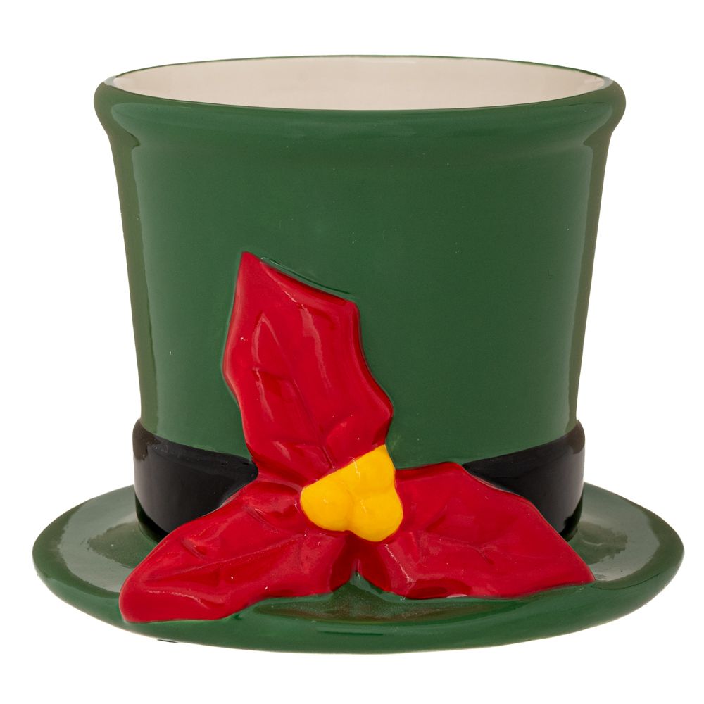 93582 ΠΡΑΣΙΝΟ ΚΕΡΑΜΙΚΟ ΚΑΣΠΩ ΣΕ ΣΧΗΜΑ ΚΑΠΕΛΟΥ 13,5Χ13Χ10,5ΕΚ - Image 1