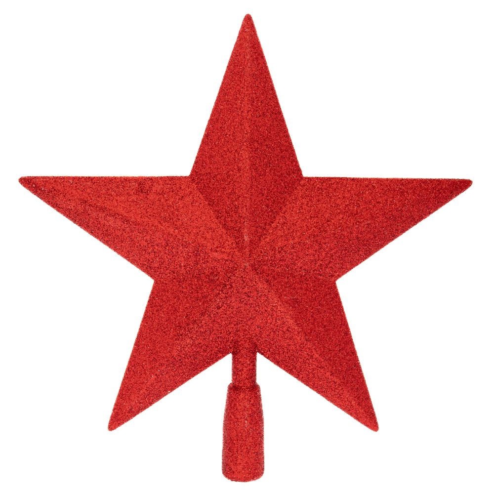 93661 ΚΟΚΚΙΝΟ ΠΛΑΣΤΙΚΟ ΑΣΤΕΡΙ ΚΟΡΥΦΗ ΔΕΝΤΡΟΥ ΣΕ ΚΟΥΤΙ 30ΕΚ - Image 1