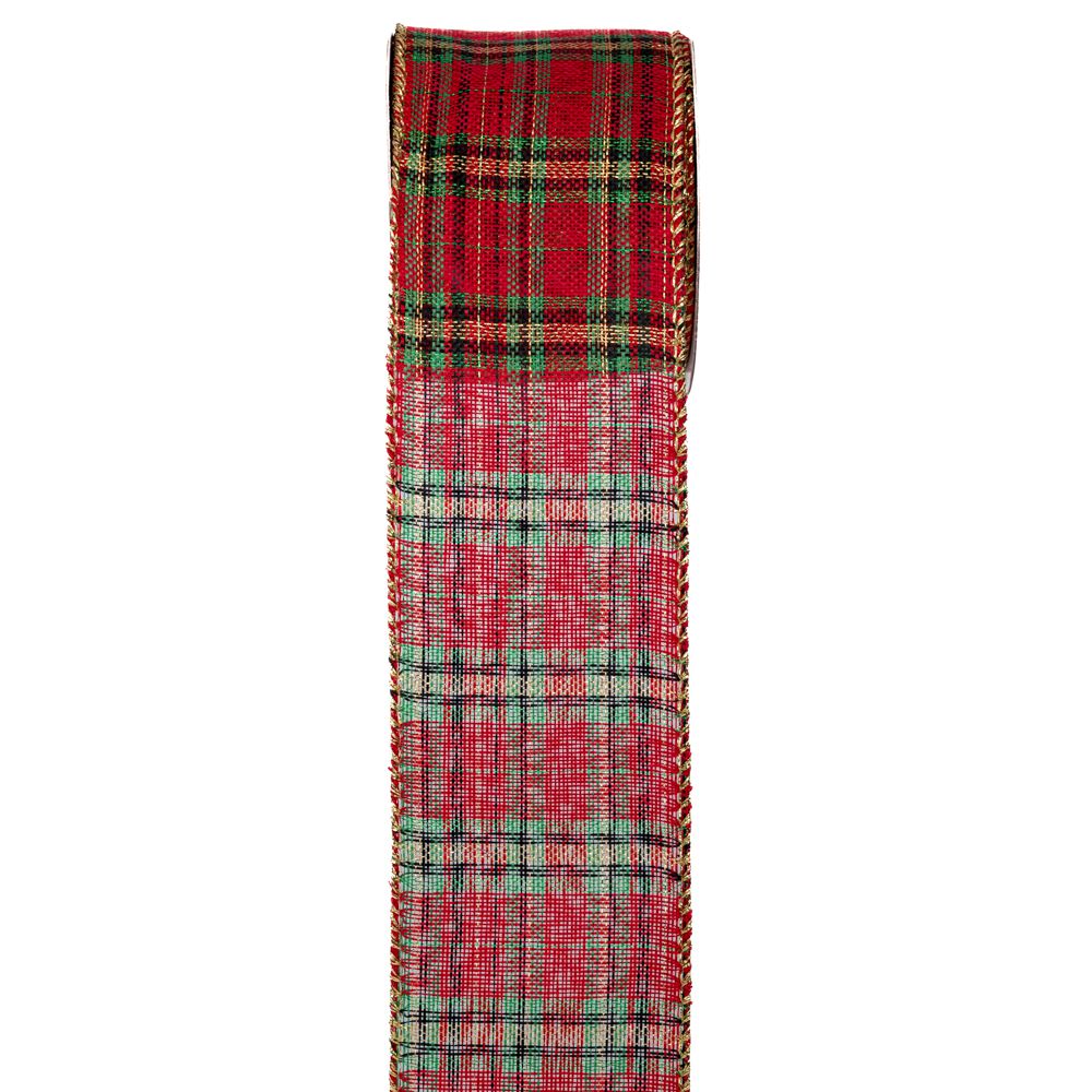 93803 ΚΟΚΚΙΝΟ-ΠΡΑΣΙΝΟ SCOTCH ΚΟΡΔΕΛΑ ΜΕ ΣΥΡΜΑ 6,3Χ10Υ - Image 1