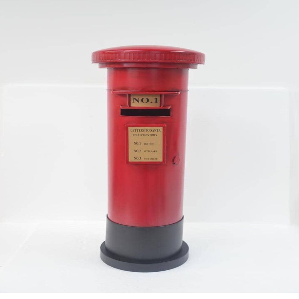 93873 ΚΟΚΚΙΝΟ ΜΕΤΑΛΛΙΚΟ ΓΡΑΜΜΑΤΟΚΙΒΩΤΙΟ 40Χ40Χ122,5ΕΚ - Image 1