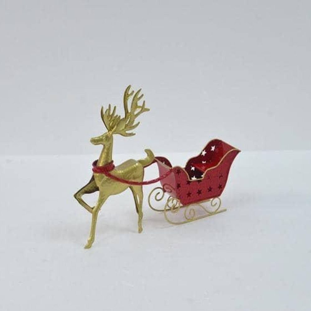 93918 ΚΑΦΕ ΜΕΤΑΛΛΙΚΟΣ ΤΑΡΑΝΔΟΣ ΜΕ ΚΟΚΚΙΝΟ ΜΕΤΑΛΛΙΚΟ ΕΛΚΥΘΡΟ 43,5Χ10Χ33ΕΚ - Image 1