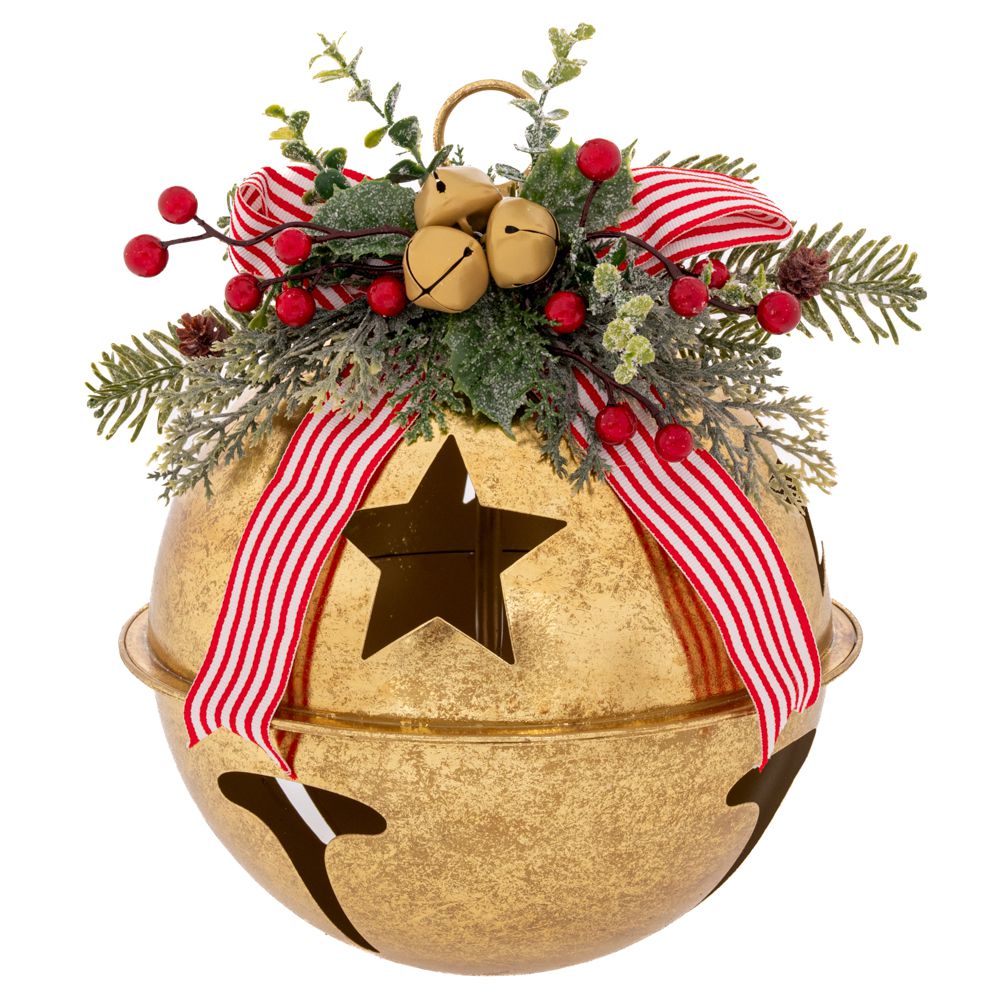 94031 ΧΡΥΣΗ ΚΡΕΜΑΣΤΗ ΣΤΟΛΙΣΜΕΝΗ ΜΕΤΑΛΛΙΚΗ ΚΟΥΔΟΥΝΑ 35Χ35Χ45ΕΚ - Image 1