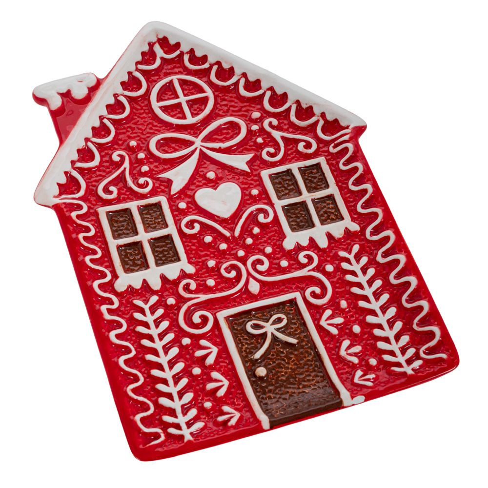 94093 ΚΟΚΚΙΝΗ ΚΕΡΑΜΙΚΗ ΠΙΑΤΕΛΑ ΣΕ ΣΧΗΜΑ ΣΠΙΤΙΟΥ 16Χ11Χ2ΕΚ - Image 1