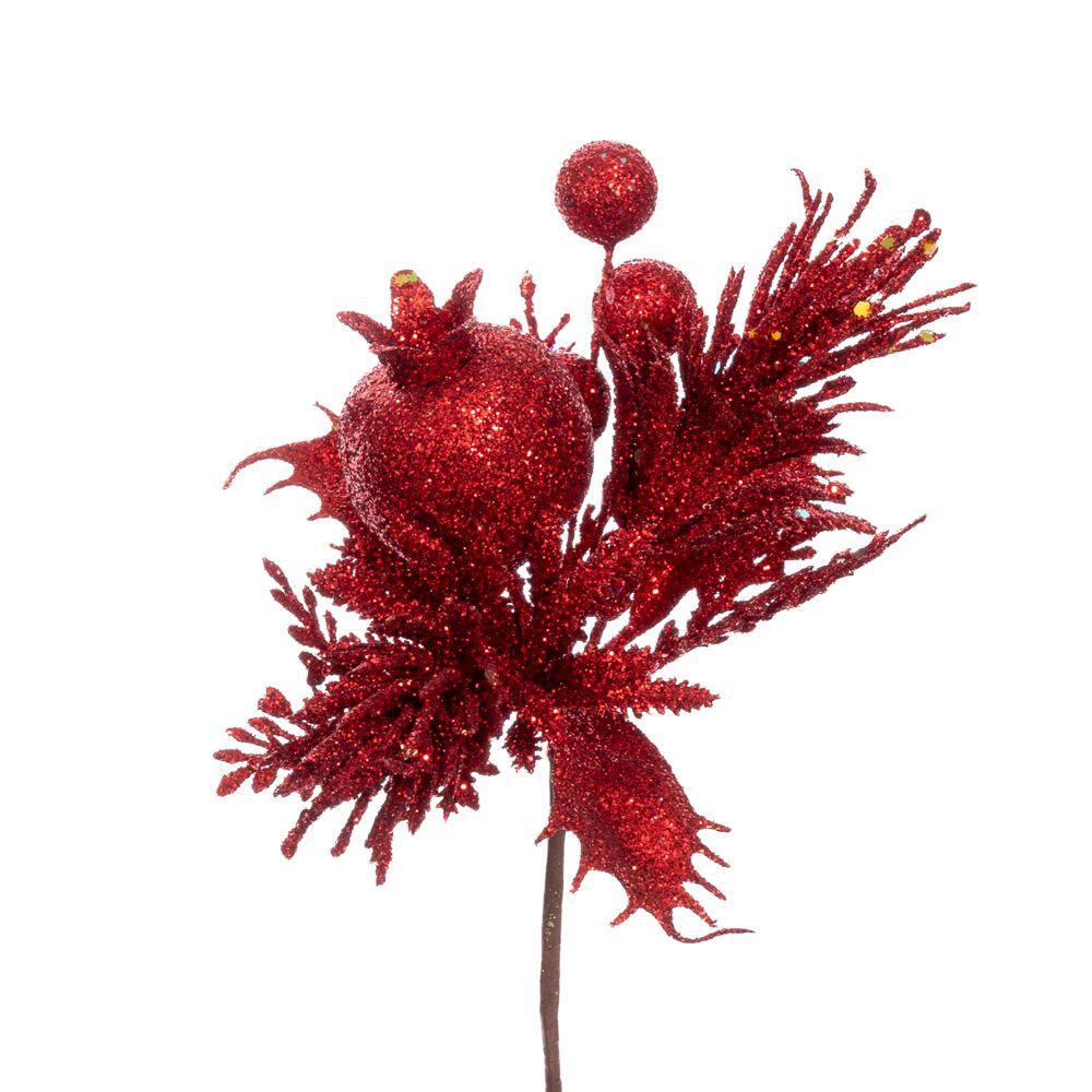 94401 ΚΟΚΚΙΝΟ ΣΤΡΑΣΕΝΙΟ ΠΙΚ ΜΕ ΡΟΔΙ 18ΕΚ - Image 1