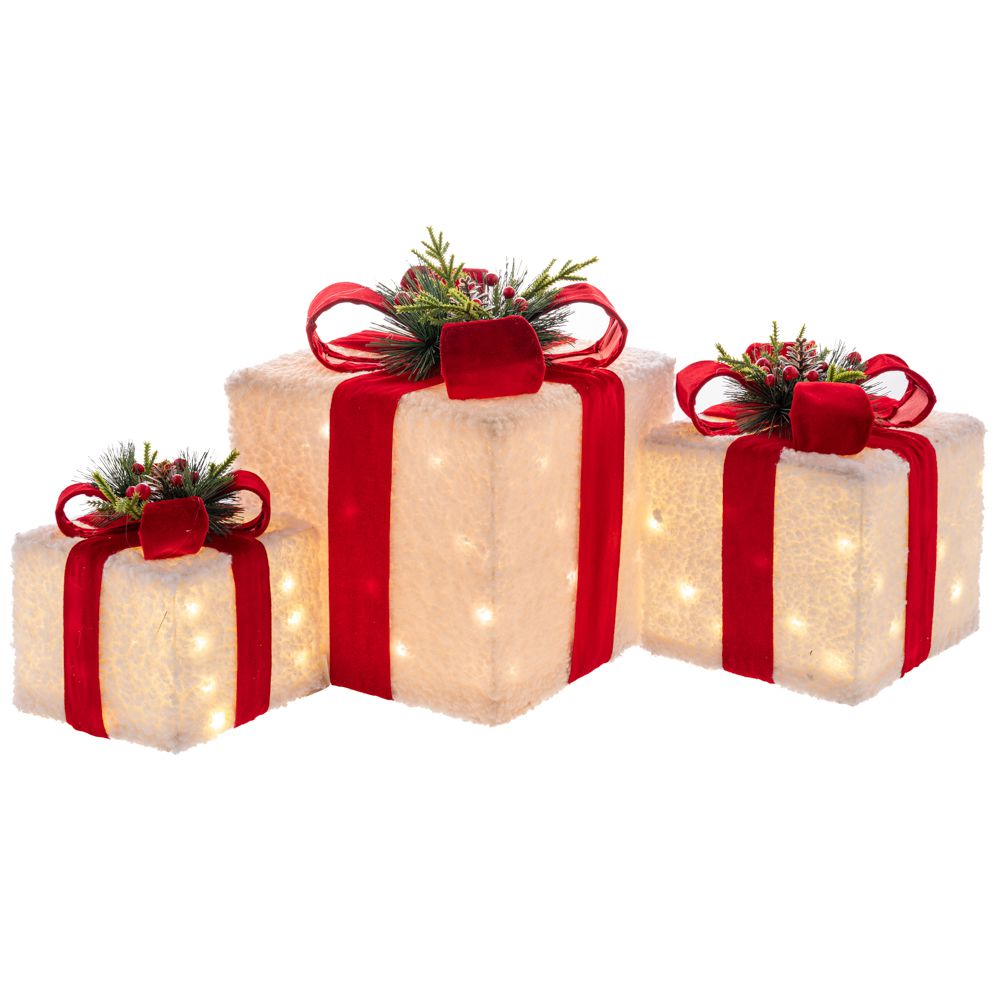 94583 Σ 3 ΑΣΠΡΑ ΔΩΡΑ ΜΕ ΚΟΚΚΙΝΗ ΚΟΡΔΕΛΑ 15-20-25ΕΚ - Image 1