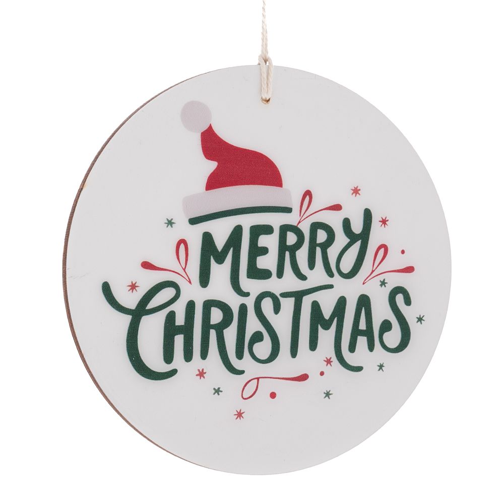 94667 ΞΥΛΙΝΟ ΚΡΕΜΑΣΤΟ ΣΤΟΛΙΔΙ MERRY CHRISTMAS 10ΕΚ - Image 1