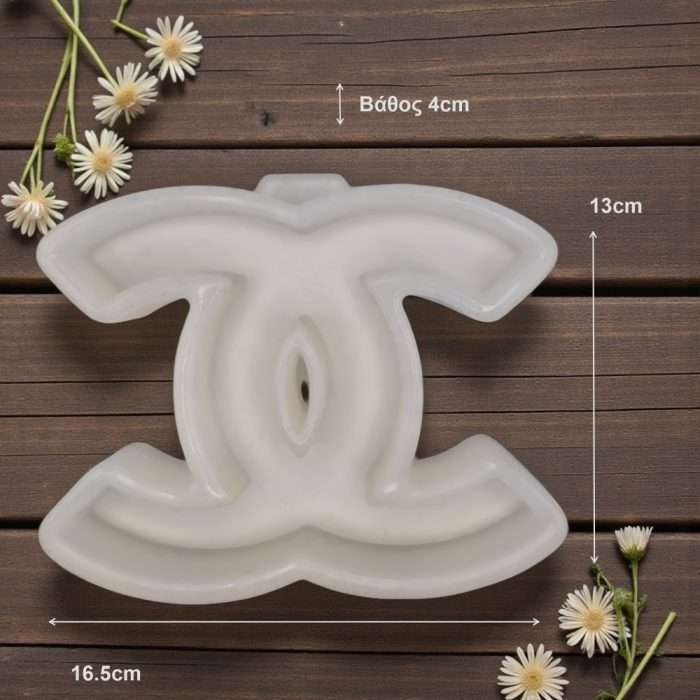 Καλούπι Σιλικόνης Luxury Logo CC 16.5x13x4cm - Image 2