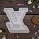 Καλούπι Σιλικόνης Luxury Logo LV 16x16x4cm - Image 2
