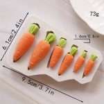 Καλούπι Σιλικόνης Για Wax Melts Καρότα 6.1x9.5x1.6cm - Image 2