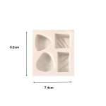 Καλούπι Σιλικόνης Για Wax Melts Σοκολατάκια 8.2x7.4cm - Image 2