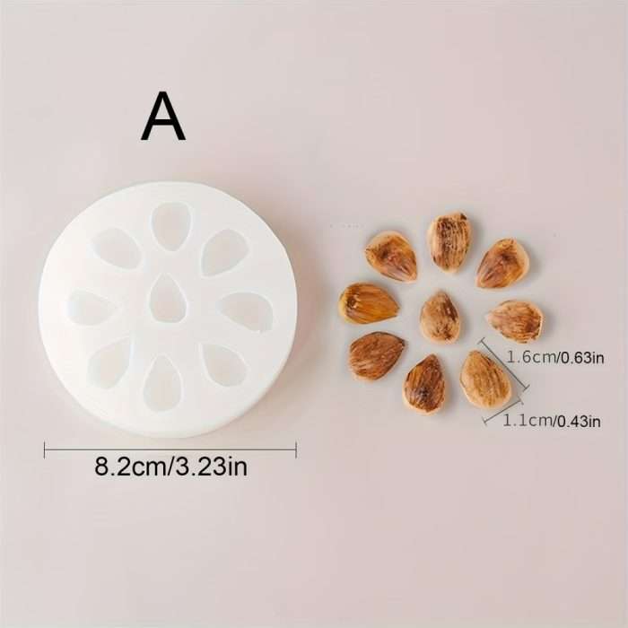 Καλούπι Σιλικόνης Για Wax Melts Καρύδια & Αμύγδαλα - Image 2