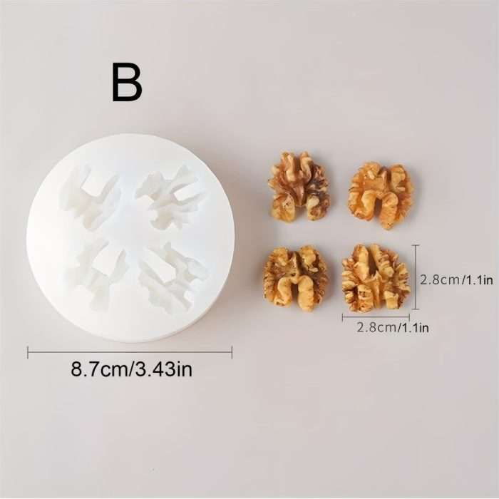 Καλούπι Σιλικόνης Για Wax Melts Καρύδια & Αμύγδαλα - Image 3