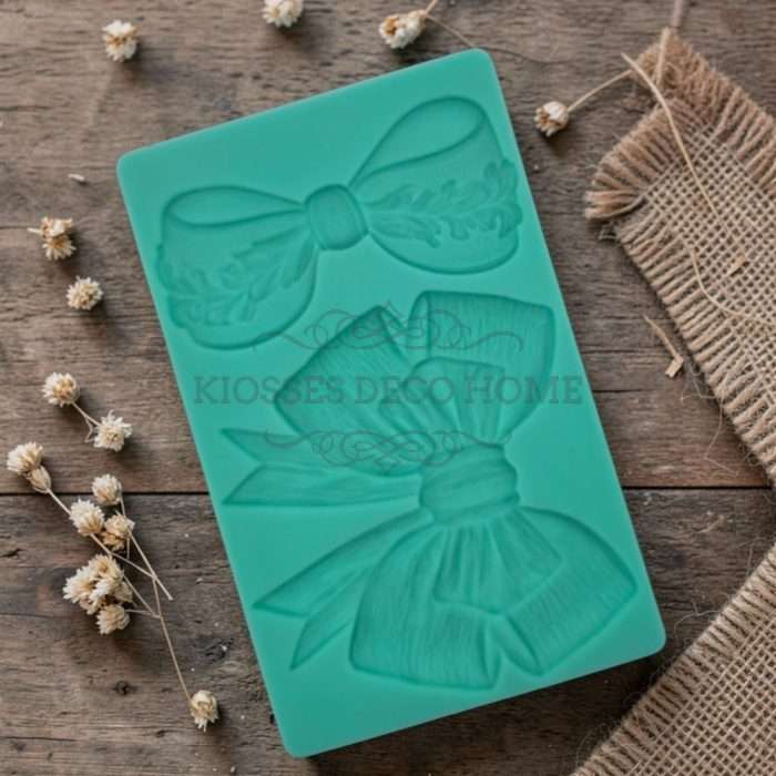 Καλούπι Σιλικόνης Φιόγκος 13x20cm Green Diamonds - Image 2