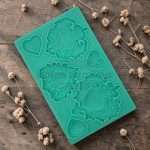 Καλούπι Σιλικόνης Καρδιές 13x20cm Green Diamonds - Image 2