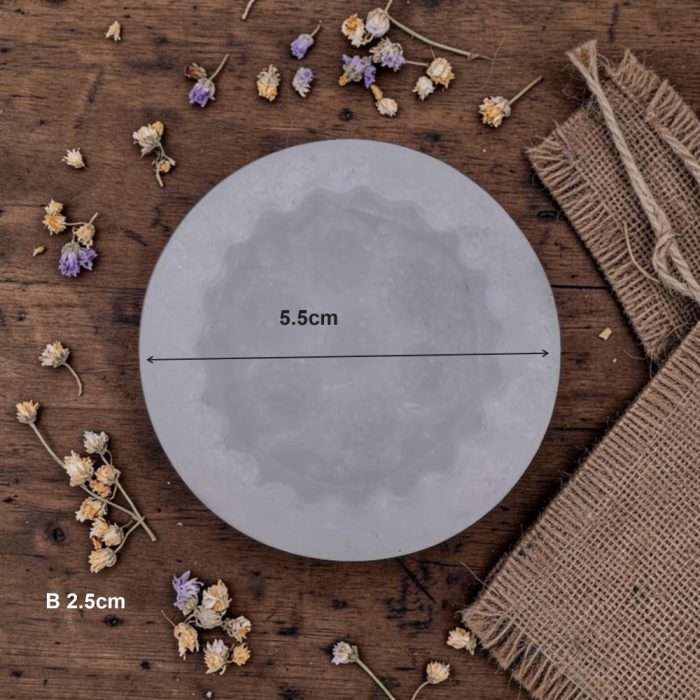 Καλούπι Σιλικόνης Για Κεριά Τάρτα με Μούρα 5.5x5.5x2.5cm - Image 2